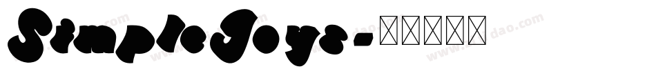 SimpleJoys字体转换