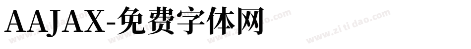 AAJAX字体转换