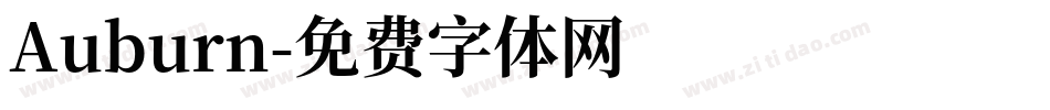 Auburn字体转换