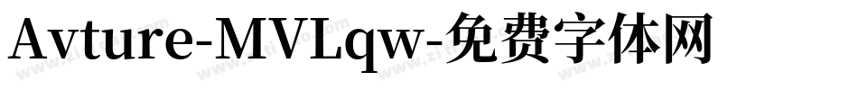 Avture-MVLqw字体转换
