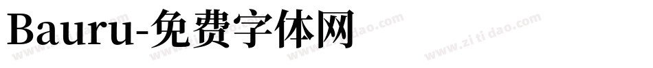 Bauru字体转换