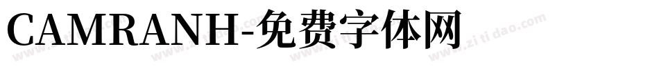 CAMRANH字体转换