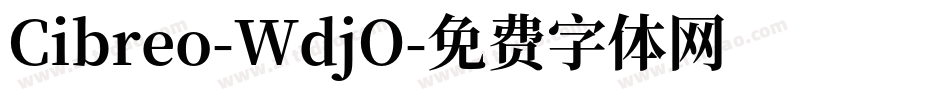 Cibreo-WdjO字体转换