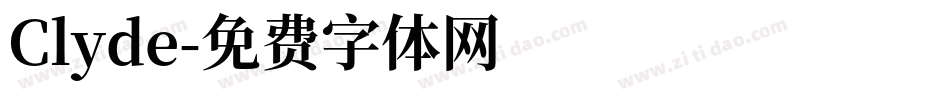 Clyde字体转换