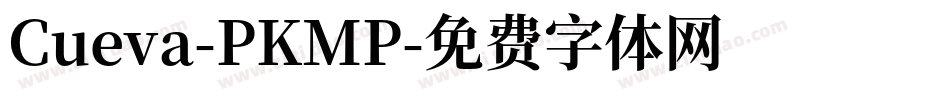 Cueva-PKMP字体转换