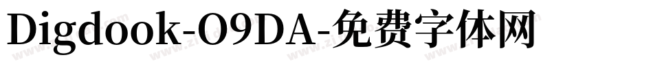 Digdook-O9DA字体转换