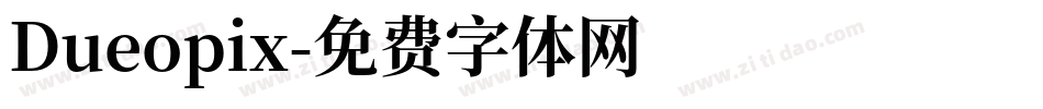 Dueopix字体转换