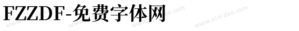 FZZDF字体转换