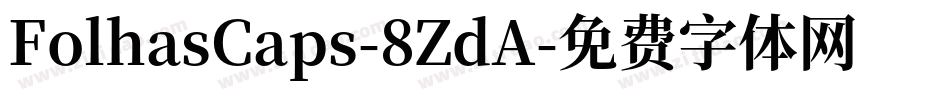 FolhasCaps-8ZdA字体转换