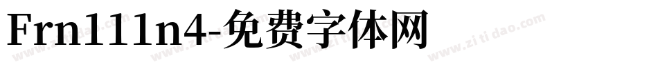 Frn111n4字体转换