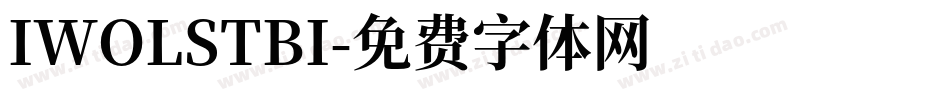 IWOLSTBI字体转换