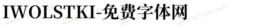IWOLSTKI字体转换