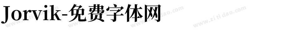 Jorvik字体转换