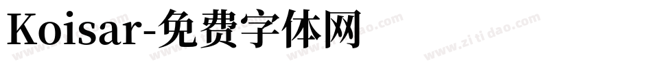 Koisar字体转换