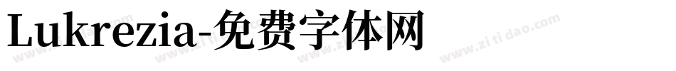 Lukrezia字体转换