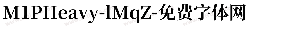 M1PHeavy-lMqZ字体转换