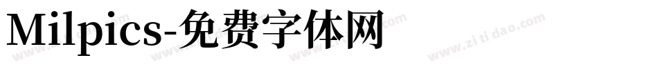 Milpics字体转换