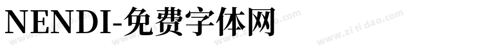 NENDI字体转换