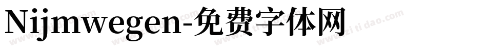 Nijmwegen字体转换