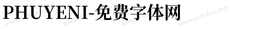 PHUYENI字体转换