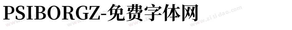 PSIBORGZ字体转换