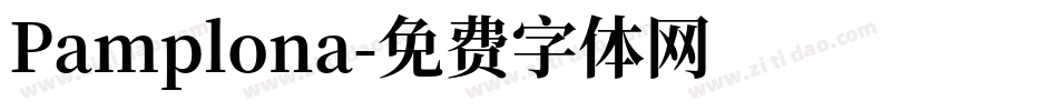 Pamplona字体转换