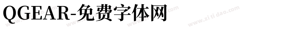 QGEAR字体转换