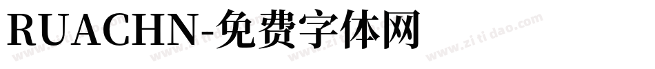 RUACHN字体转换