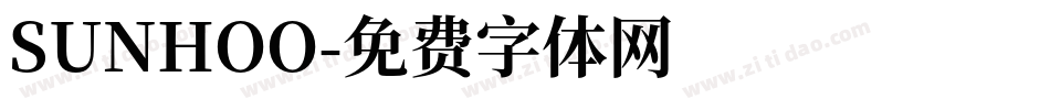 SUNHOO字体转换