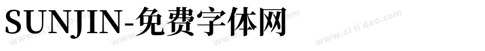 SUNJIN字体转换