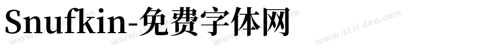 Snufkin字体转换