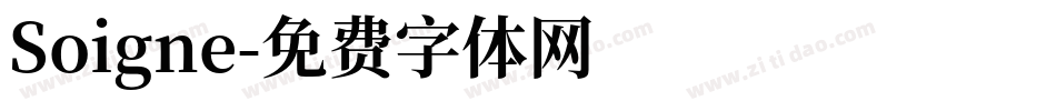 Soigne字体转换