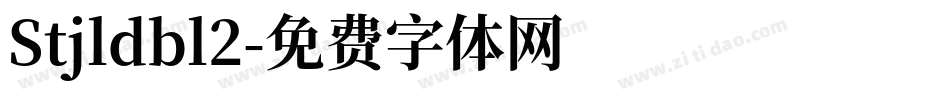 Stjldbl2字体转换