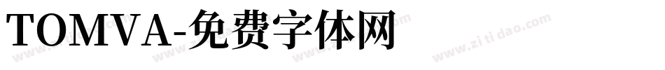 TOMVA字体转换