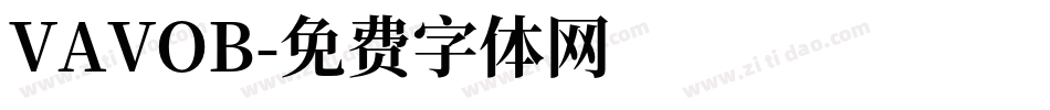 VAVOB字体转换