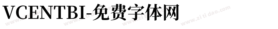 VCENTBI字体转换