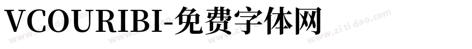 VCOURIBI字体转换