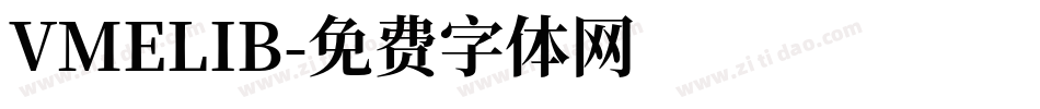 VMELIB字体转换