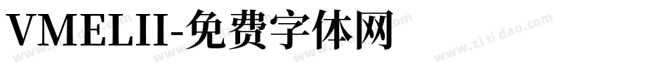 VMELII字体转换