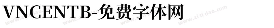 VNCENTB字体转换