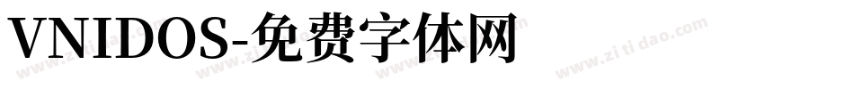 VNIDOS字体转换