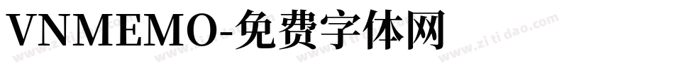 VNMEMO字体转换