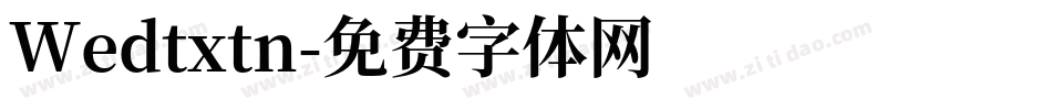 Wedtxtn字体转换