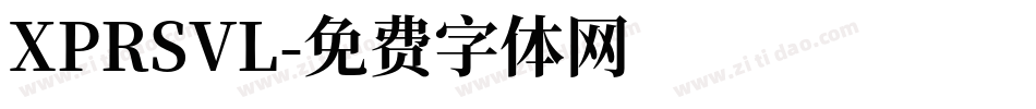 XPRSVL字体转换