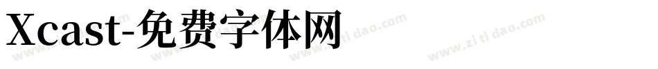 Xcast字体转换