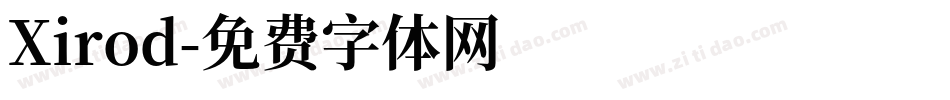 Xirod字体转换