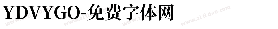 YDVYGO字体转换