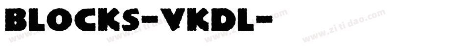 Blocks-vKdL字体转换