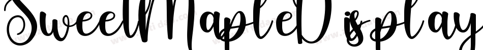 SweetMapleDisplayPersonalUse-7B1wP字体转换 SweetMapleDisplayPersonalUse-7B1wP字体转换