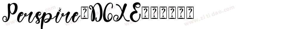 Perspire-DGXE字体转换
